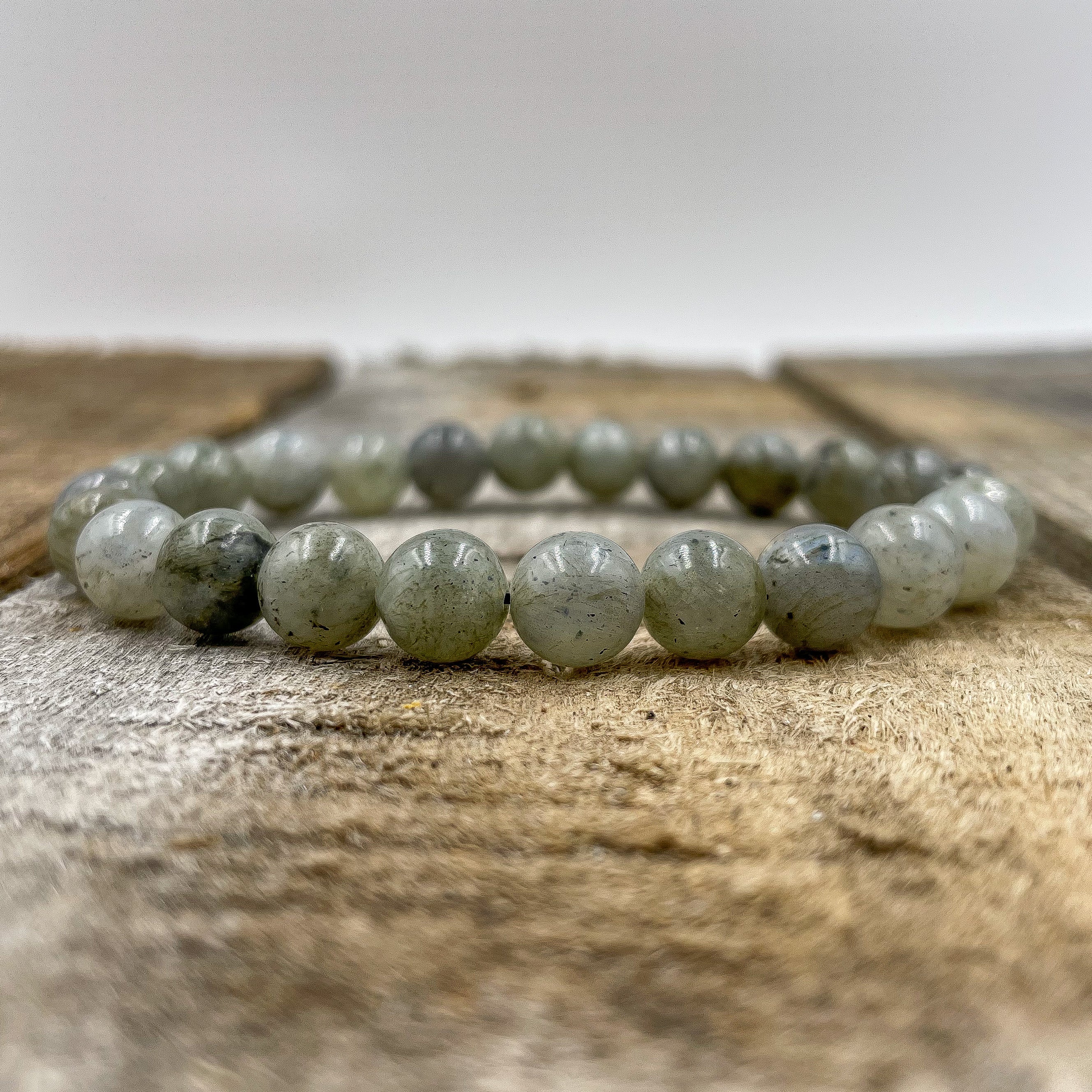 Union - Labradorite Gemstone Beaded Bracelet Everwood Original