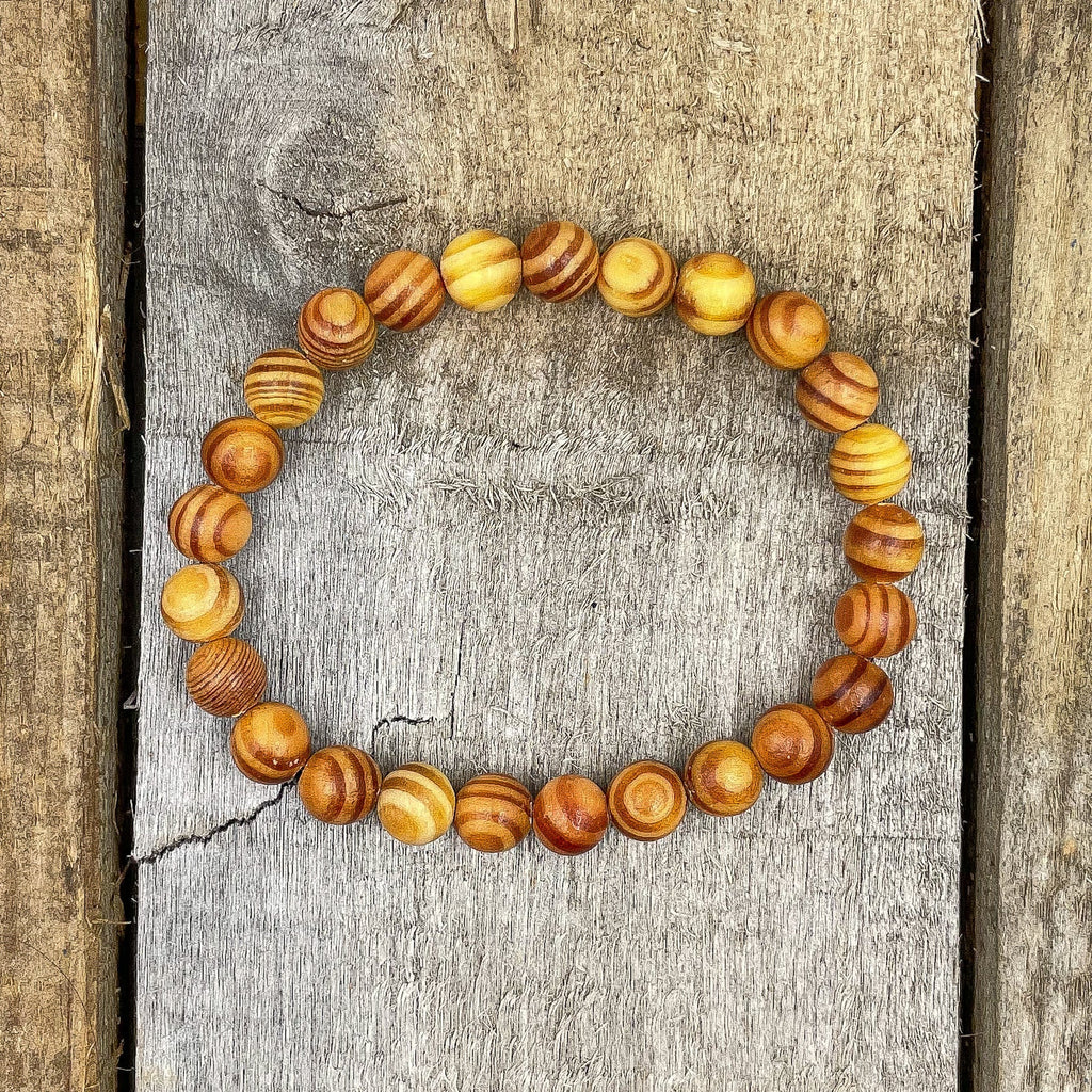 Union - Yellow Zebrawood Mala Beaded Bracelet Everwood Original