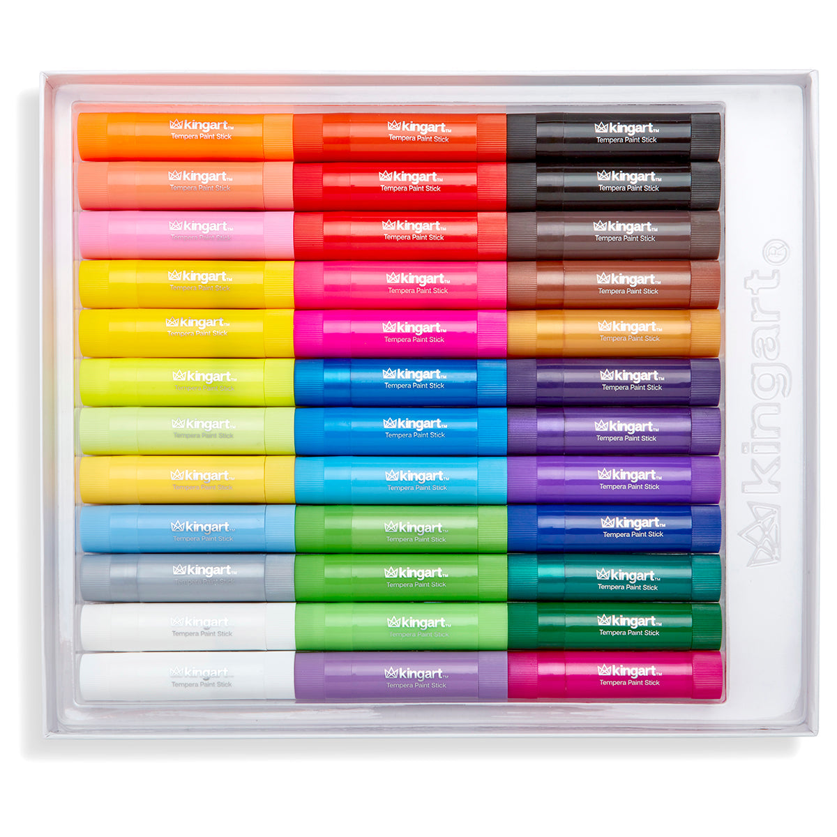 Tempera Paint Sticks 36 Colors KINGART
