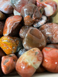 Red South Agate Tumbled Stones - Vibrant Healing Crystals from China High Ho Gems and Crystals