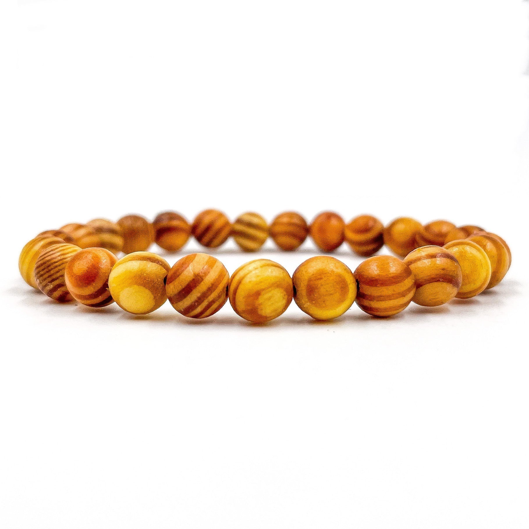 Union - Yellow Zebrawood Mala Beaded Bracelet Everwood Original