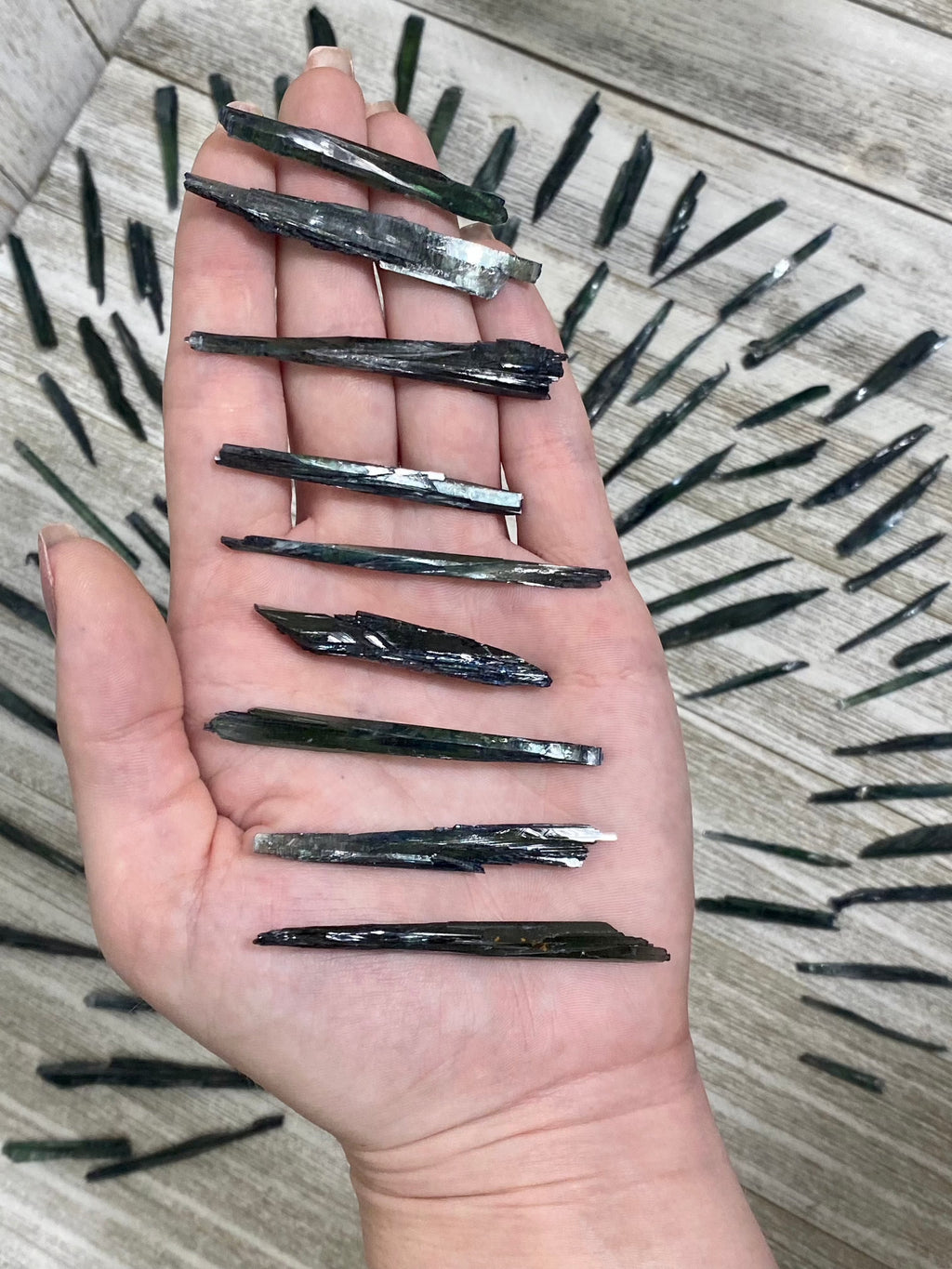 Vivianite Blades - Spiritual Awareness Curious Muse Crystals