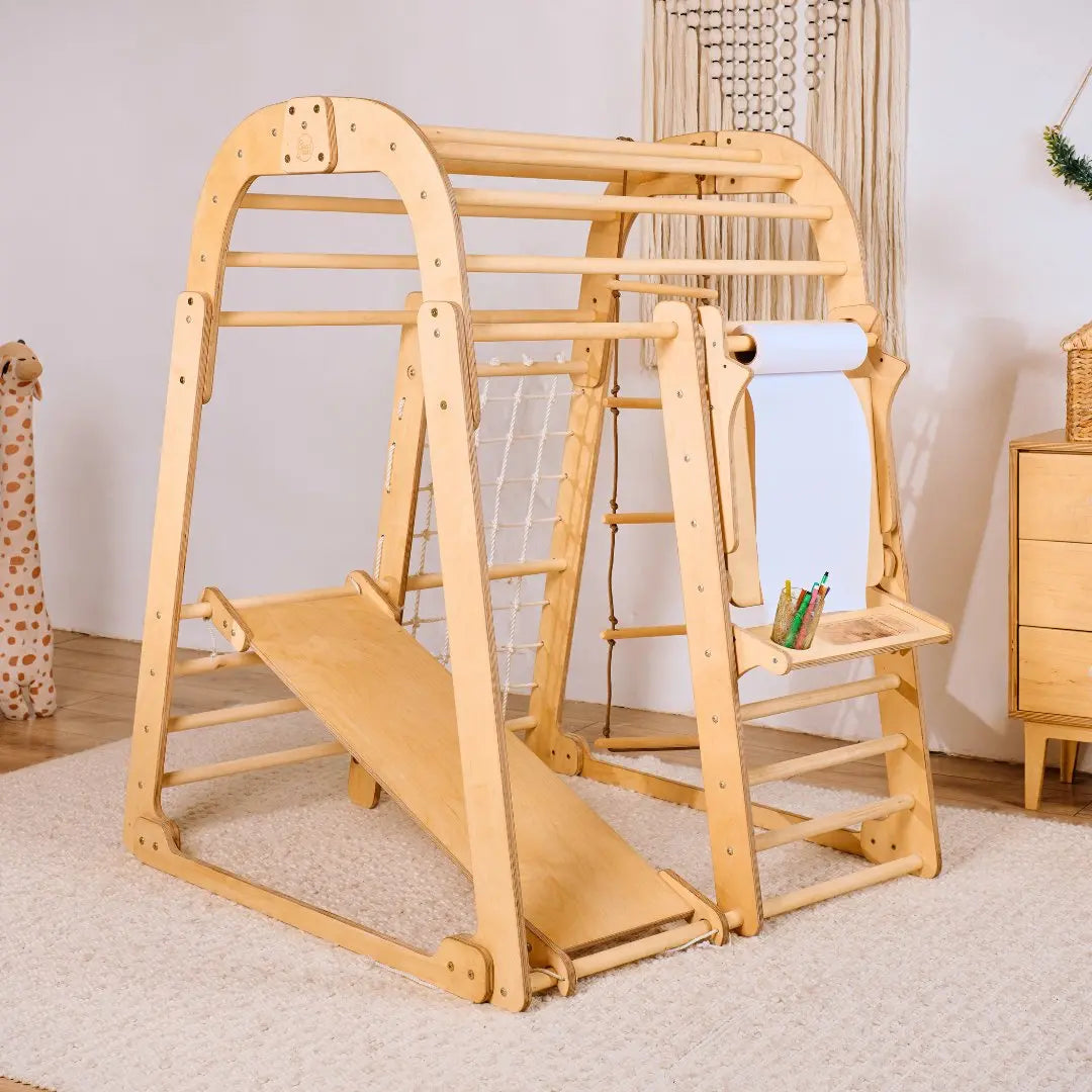 Indoor Playground for Children - 7in1 Playground + Swings Set + Slide Board + Art Set Goodevas B2B