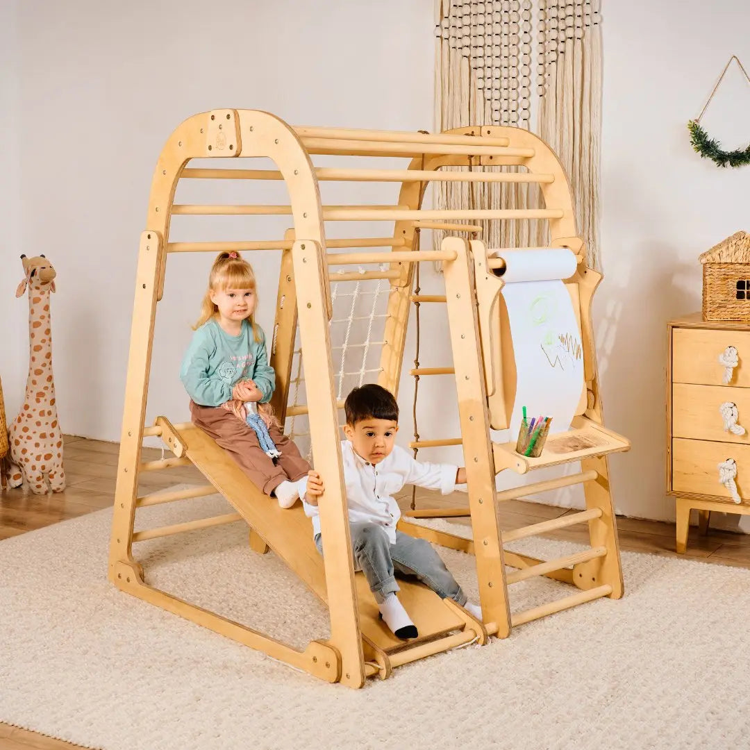 Indoor Playground for Children - 7in1 Playground + Swings Set + Slide Board + Art Set Goodevas B2B