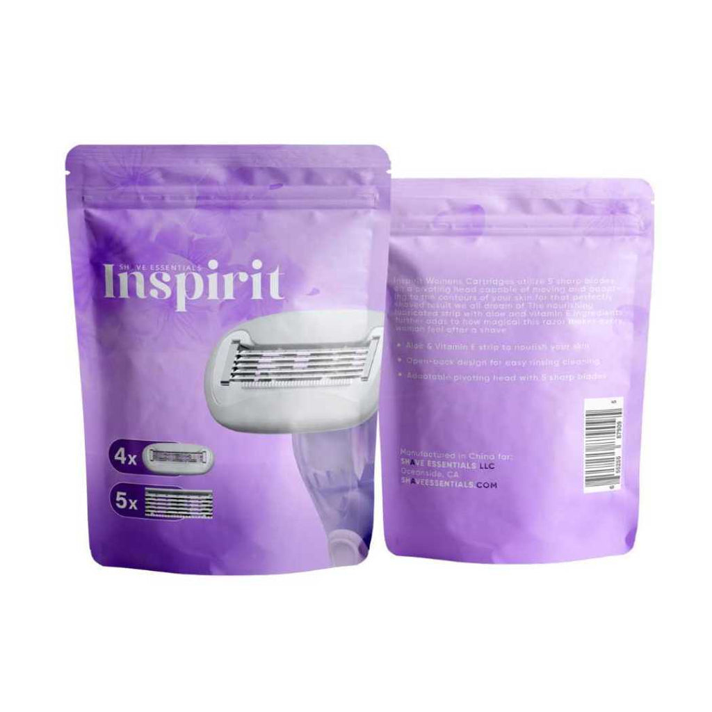 Inspirit Women's 5-Blade Cartridges Shave Essentials