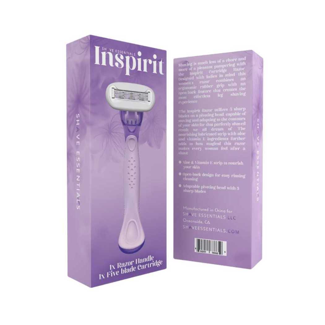 Inspirit Women's Cartridge Razor Shave Essentials