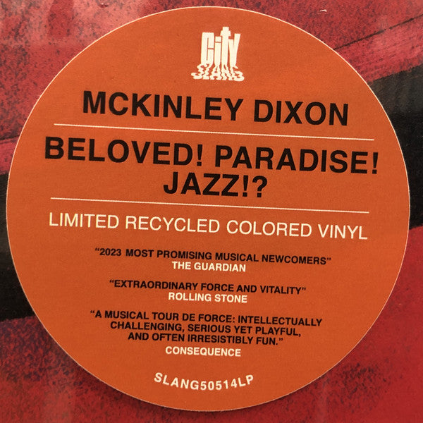 McKinley Dixon - Beloved! Paradise! Jazz!? (RECYCLED COLOR VINYL) | Mint (M) Mint (M) Love Vinyl Records