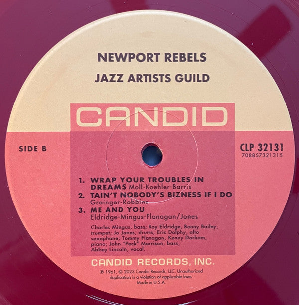 Charles Mingus - Newport Rebels / Jazz Artists Guild | Mint (M) Mint (M) Love Vinyl Records