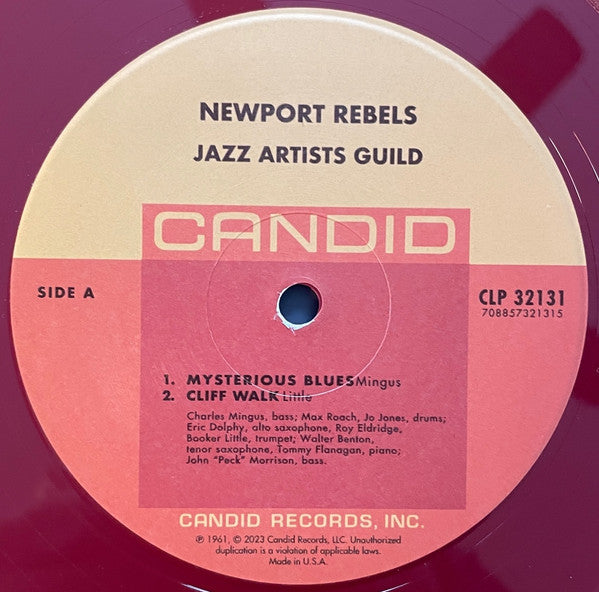 Charles Mingus - Newport Rebels / Jazz Artists Guild | Mint (M) Mint (M) Love Vinyl Records