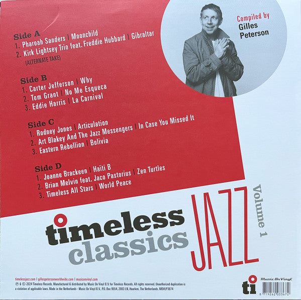 Timeless Jazz Classics Volume 1 | Mint (M) Mint (M) Love Vinyl Records