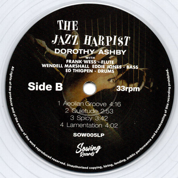 Dorothy Ashby - The Jazz Harpist (VINYL LP) | Mint (M) Mint (M) Love Vinyl Records