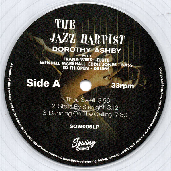 Dorothy Ashby - The Jazz Harpist (VINYL LP) | Mint (M) Mint (M) Love Vinyl Records