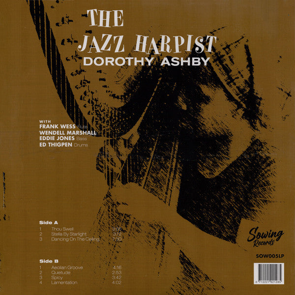 Dorothy Ashby - The Jazz Harpist (VINYL LP) | Mint (M) Mint (M) Love Vinyl Records