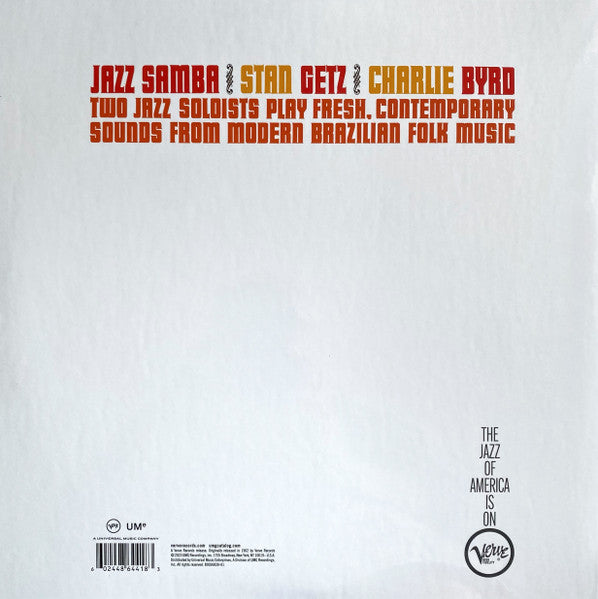 Stan Getz - Jazz Samba | Mint (M) Mint (M) Love Vinyl Records