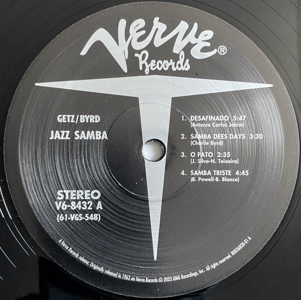 Stan Getz - Jazz Samba | Mint (M) Mint (M) Love Vinyl Records