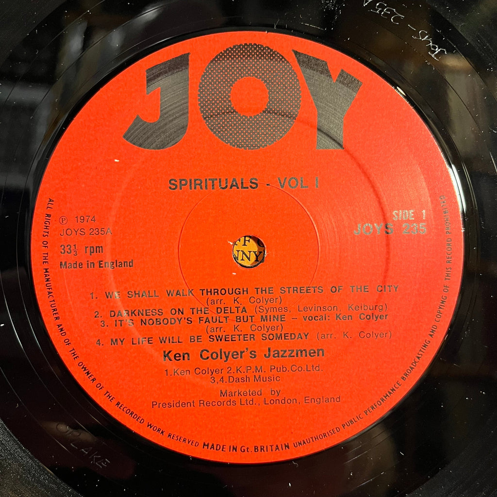 Ken Colyer's Jazzmen - Spirituals Volume 1 *UK* | Near Mint (NM) Near Mint (NM) Love Vinyl Records