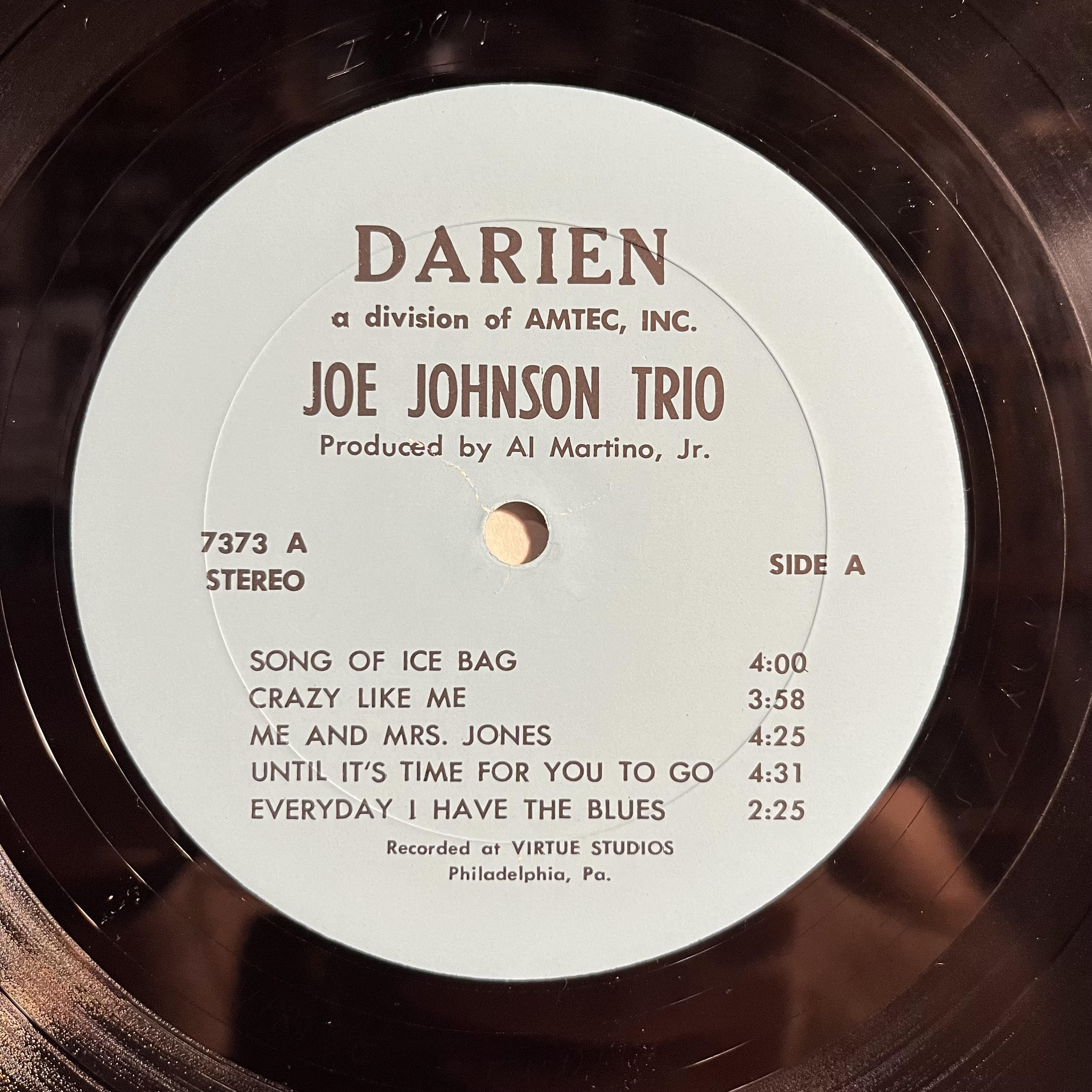 Joe Johnson (30) - Jazz In Jersey | Near Mint (NM) Excellent (EX) Love Vinyl Records