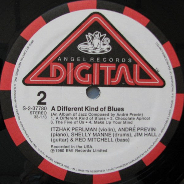 Itzhak Perlman - A Different Kind Of Blues (An Album Of Jazz Composed By André Previn) | Near Mint (NM) Near Mint (NM) Love Vinyl Records