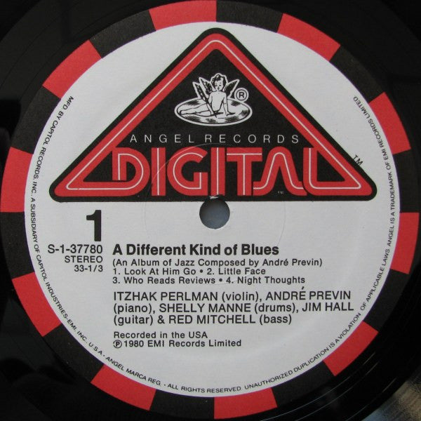 Itzhak Perlman - A Different Kind Of Blues (An Album Of Jazz Composed By André Previn) | Near Mint (NM) Near Mint (NM) Love Vinyl Records