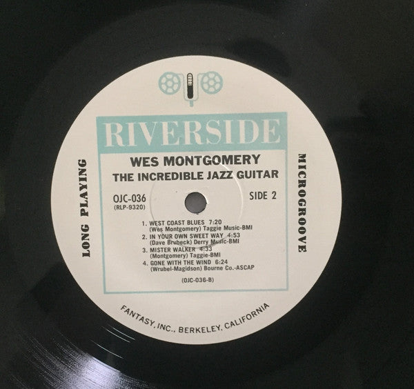 Wes Montgomery - The Incredible Jazz Guitar Of Wes Montgomery | Mint (M) Mint (M) Love Vinyl Records