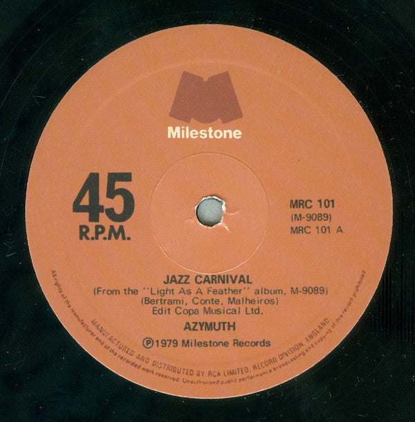 Jazz Carnival / Fly Over The Horizon (VINYL) | Mint (M) Generic Love Vinyl Records