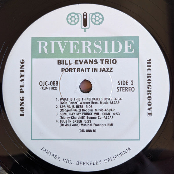 The Bill Evans Trio - Portrait In Jazz (VINYL) | Mint (M) Mint (M) Love Vinyl Records