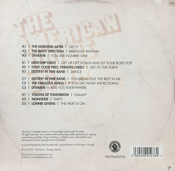 The American Boogie Down (A Special Collection Of Lost Disco, Funk & Boogie) | Mint (M) Very Good Plus (VG+) Love Vinyl Records