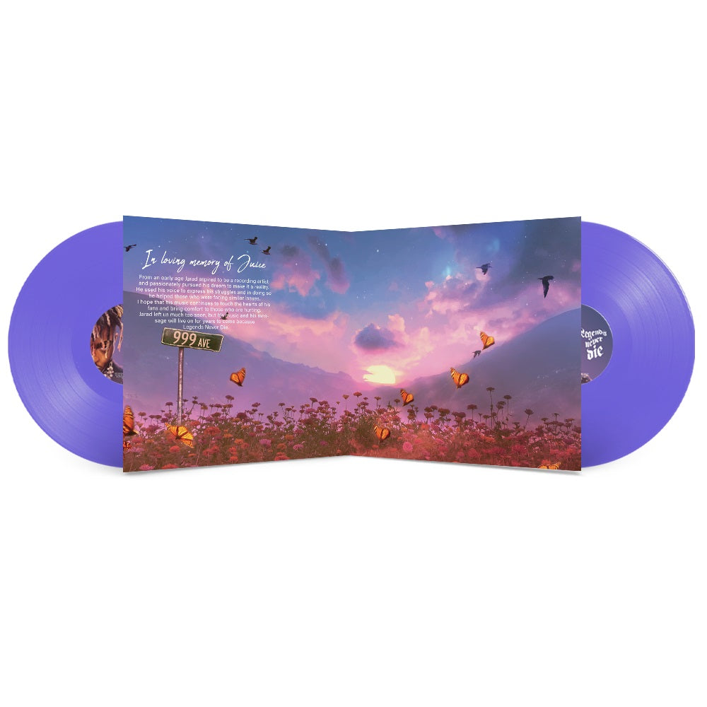 Juice WRLD - Legends Never Die (5 Year Anniversary)(Eternal Purple 2xVINYL) | Mint (M) Mint (M) Love Vinyl Records