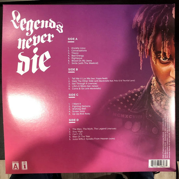 Juice WRLD - Legends Never Die | Mint (M) Mint (M) Love Vinyl Records