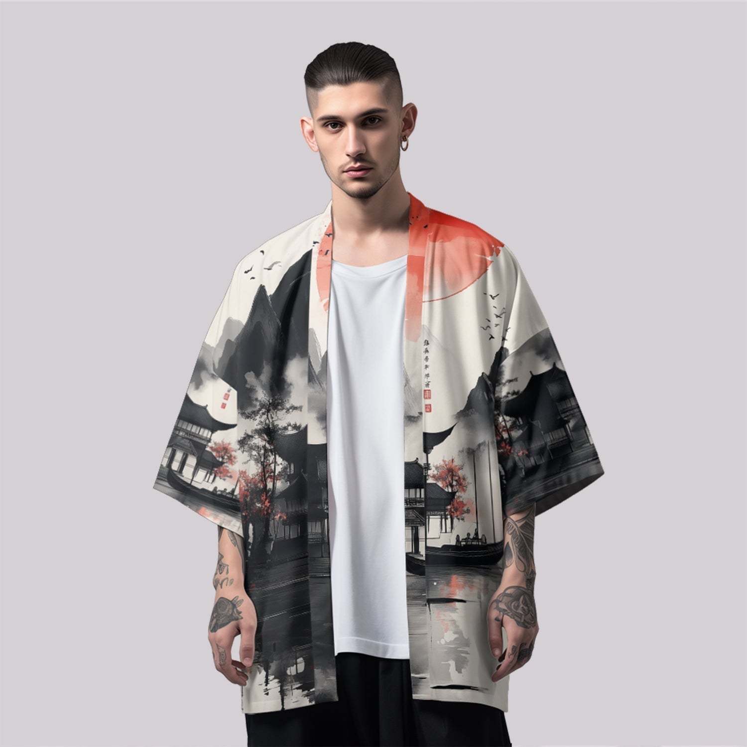 K27 Lake & Mountain Kimono Niepce