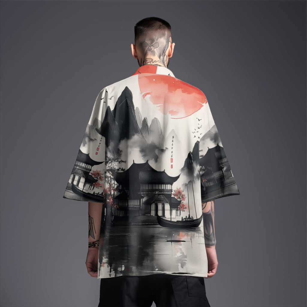 K27 Lake & Mountain Kimono Niepce