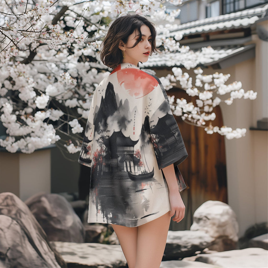 K27 Lake & Mountain Kimono Niepce