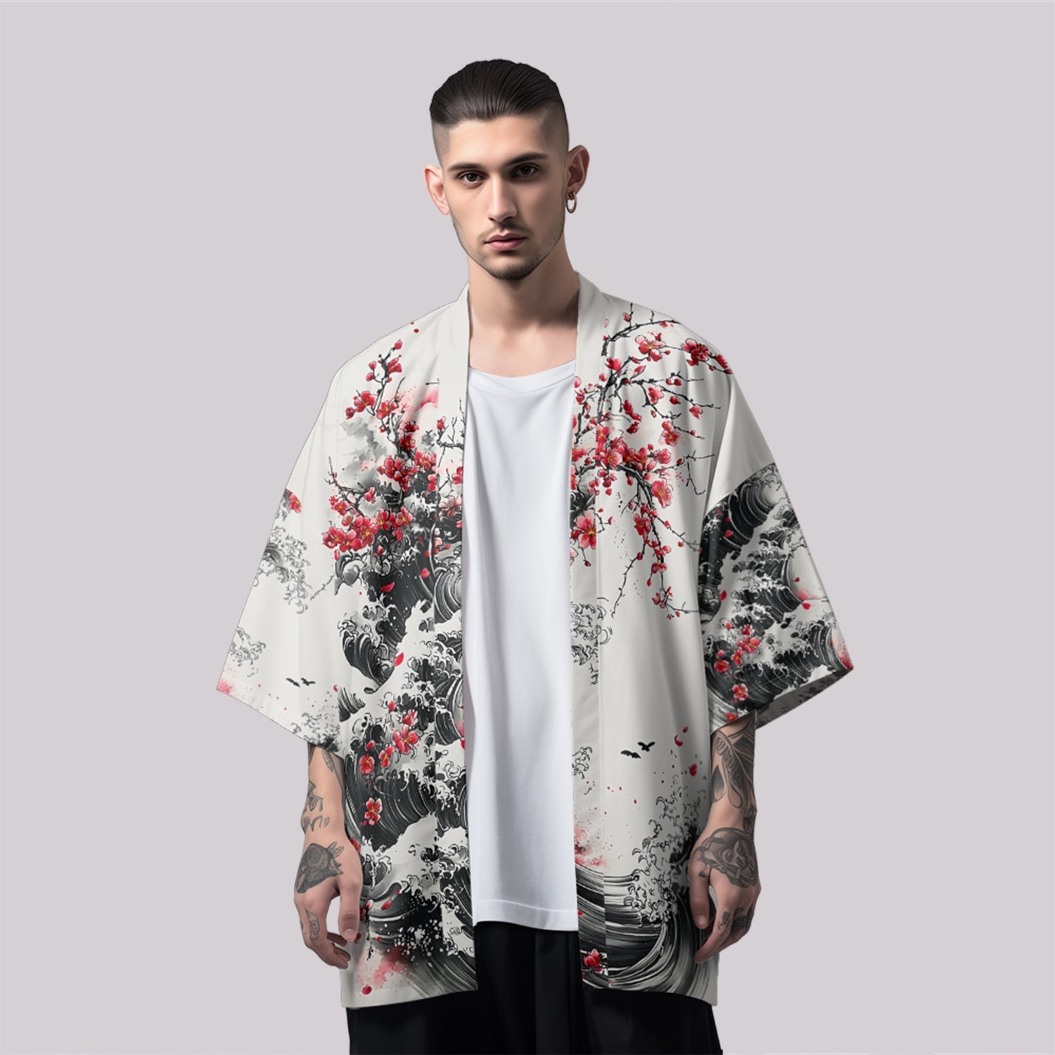 K29 Blossom Waves Kimono Niepce