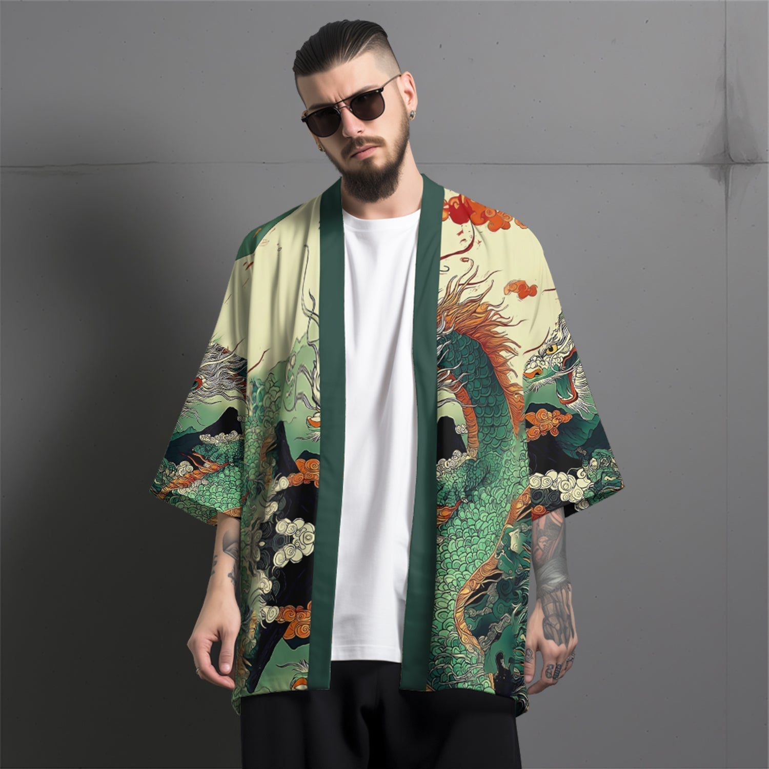 K32 Green Dragon Kimono Niepce