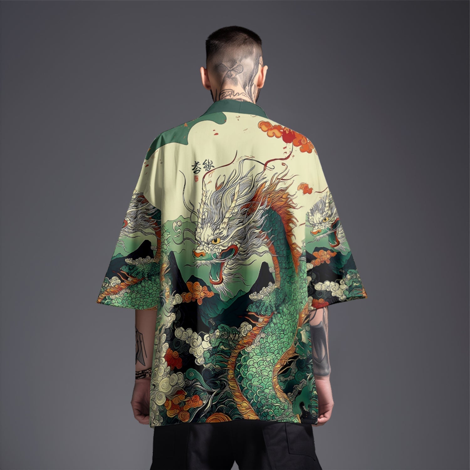 K32 Green Dragon Kimono Niepce