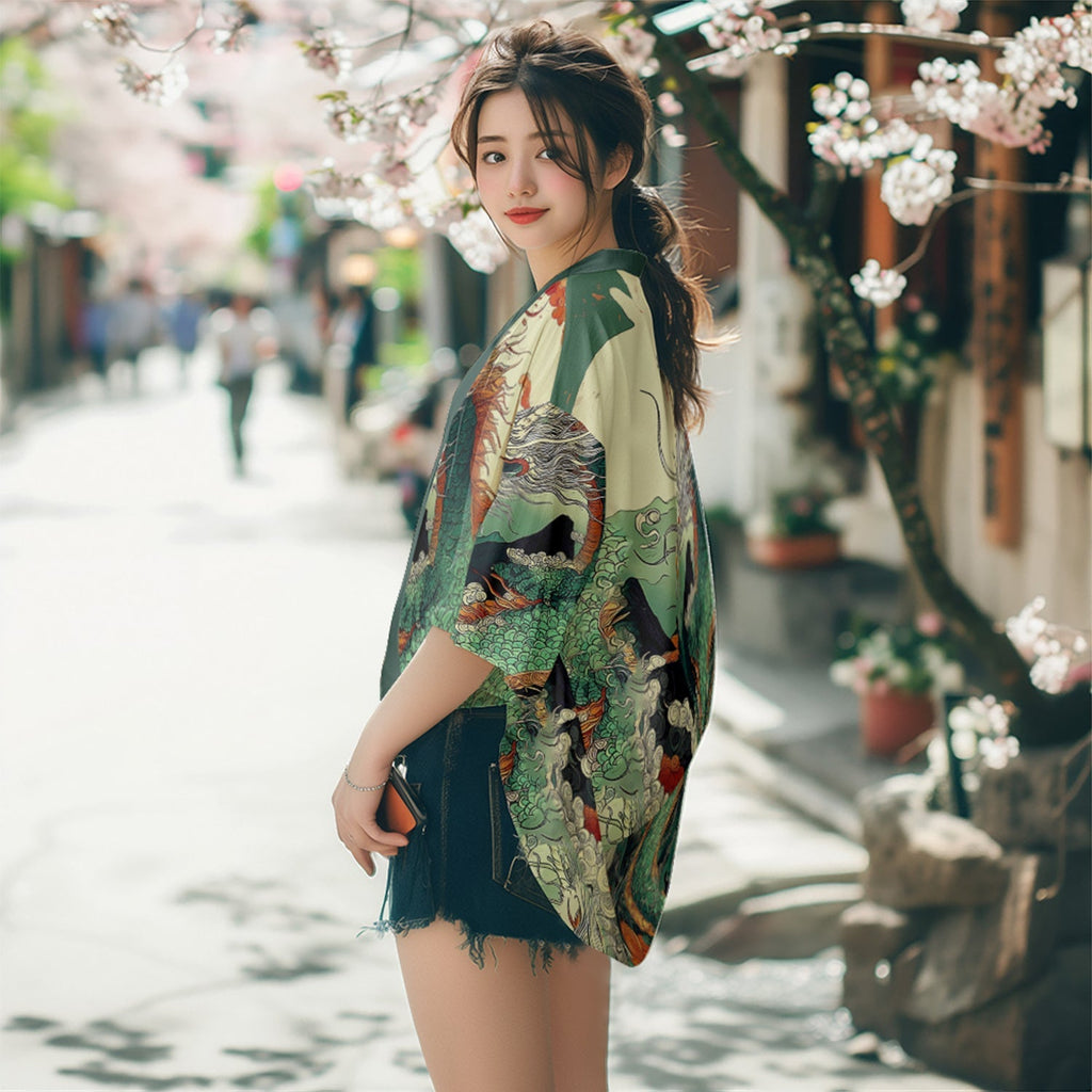 K32 Green Dragon Kimono Niepce