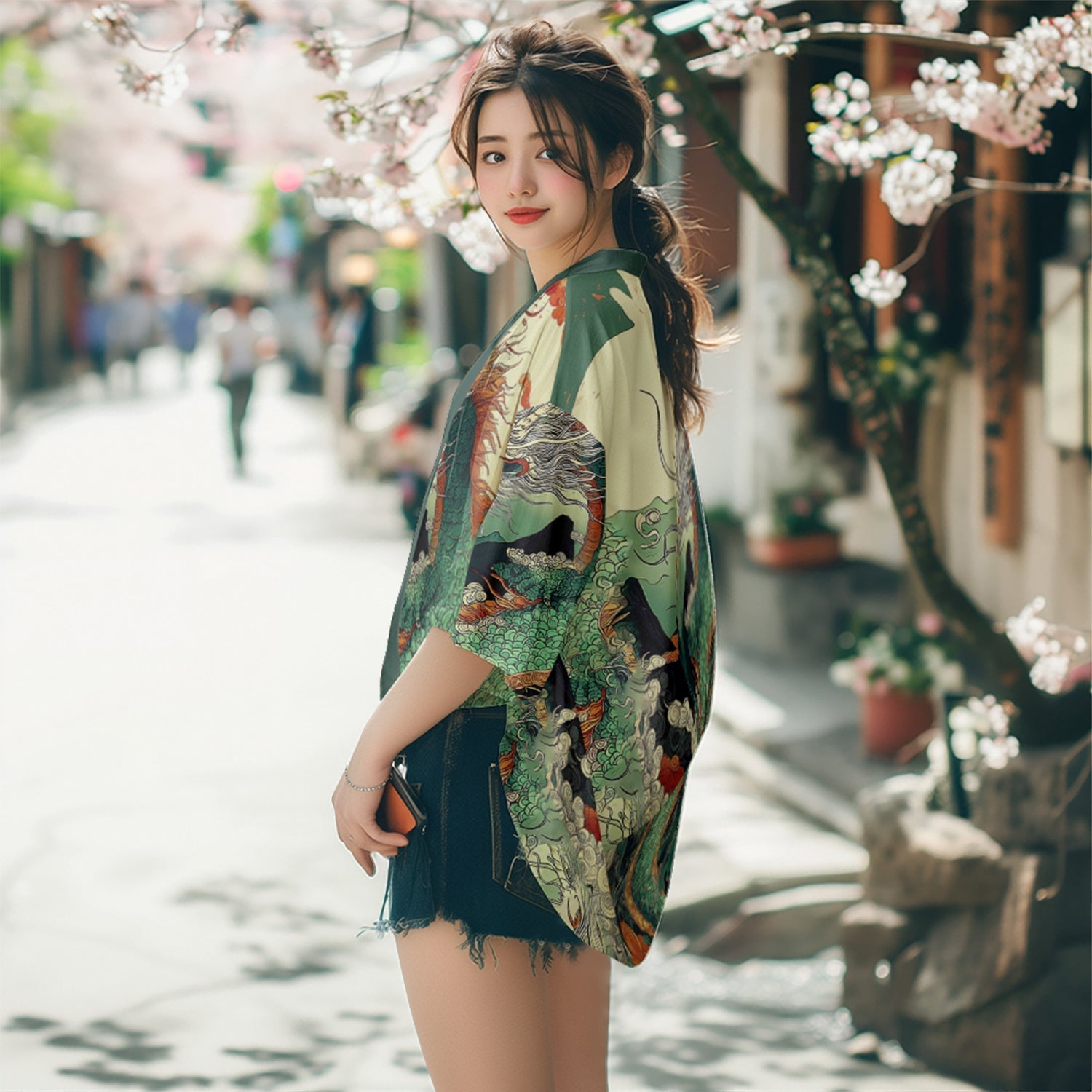 K32 Green Dragon Kimono Niepce