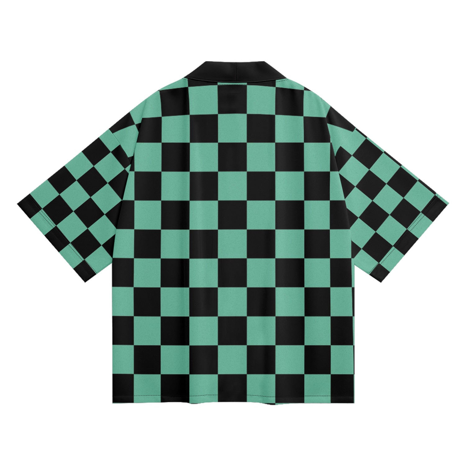 K33 Green Checker Kimono Niepce