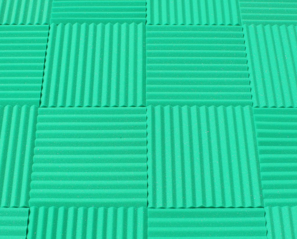 1 Inch Acoustic Foam Wedge Style Panels - 13 Color Options SoundAssured