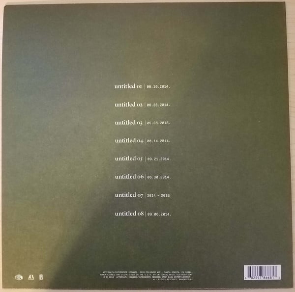 Kendrick Lamar - Untitled Unmastered. | Mint (M) Mint (M) Love Vinyl Records