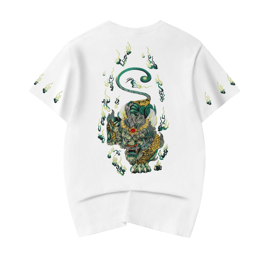 KH2820 Emerald Kirin Embroidery Tee Niepce