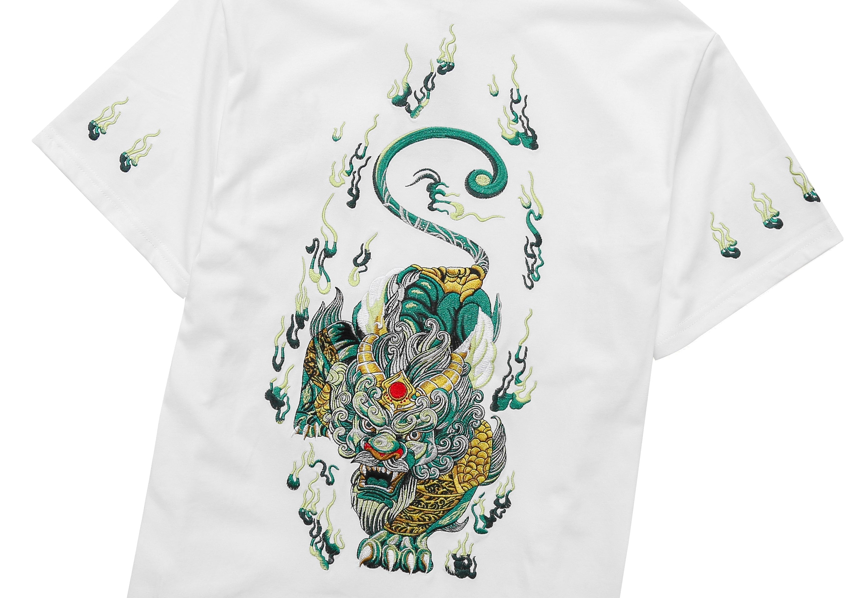 KH2820 Emerald Kirin Embroidery Tee Niepce