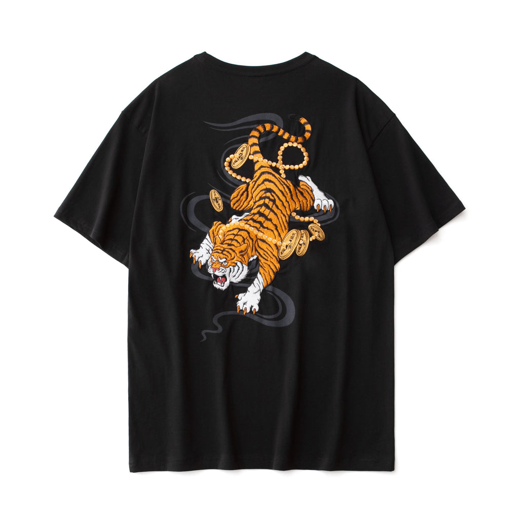 KH5398 Rich Tiger Embroidery Tee Niepce