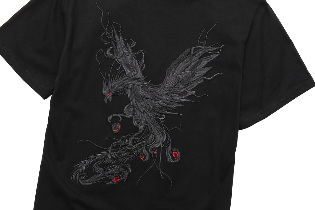 KH617 Rebirth of the Phoenix Embroidery Tee Niepce