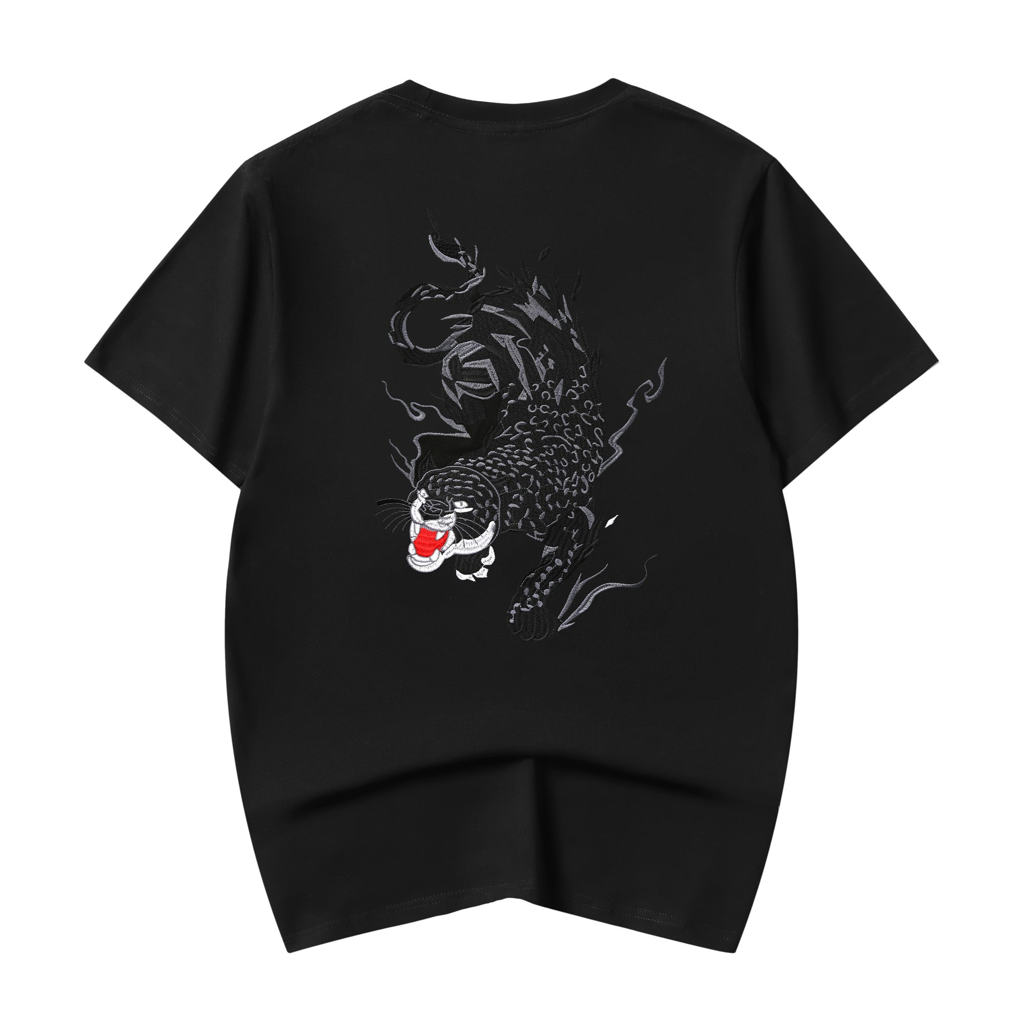 KH802 Raging Panther Embroidery Tee Niepce