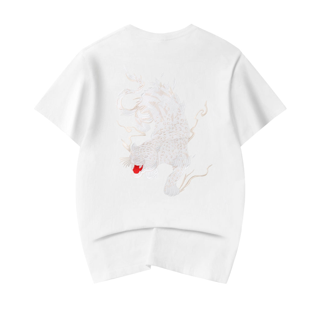 KH802 Raging Panther Embroidery Tee Niepce