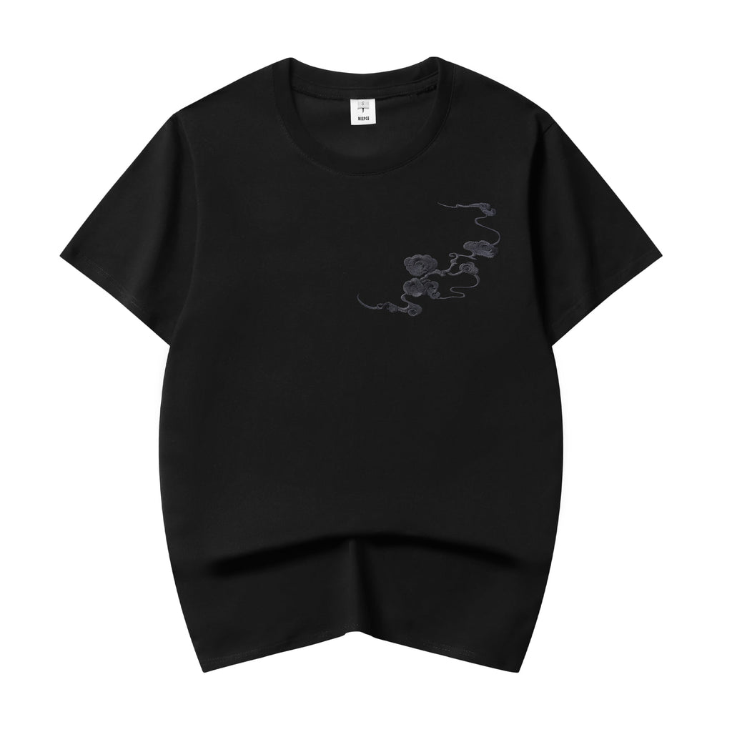 KH802 Raging Panther Embroidery Tee Niepce