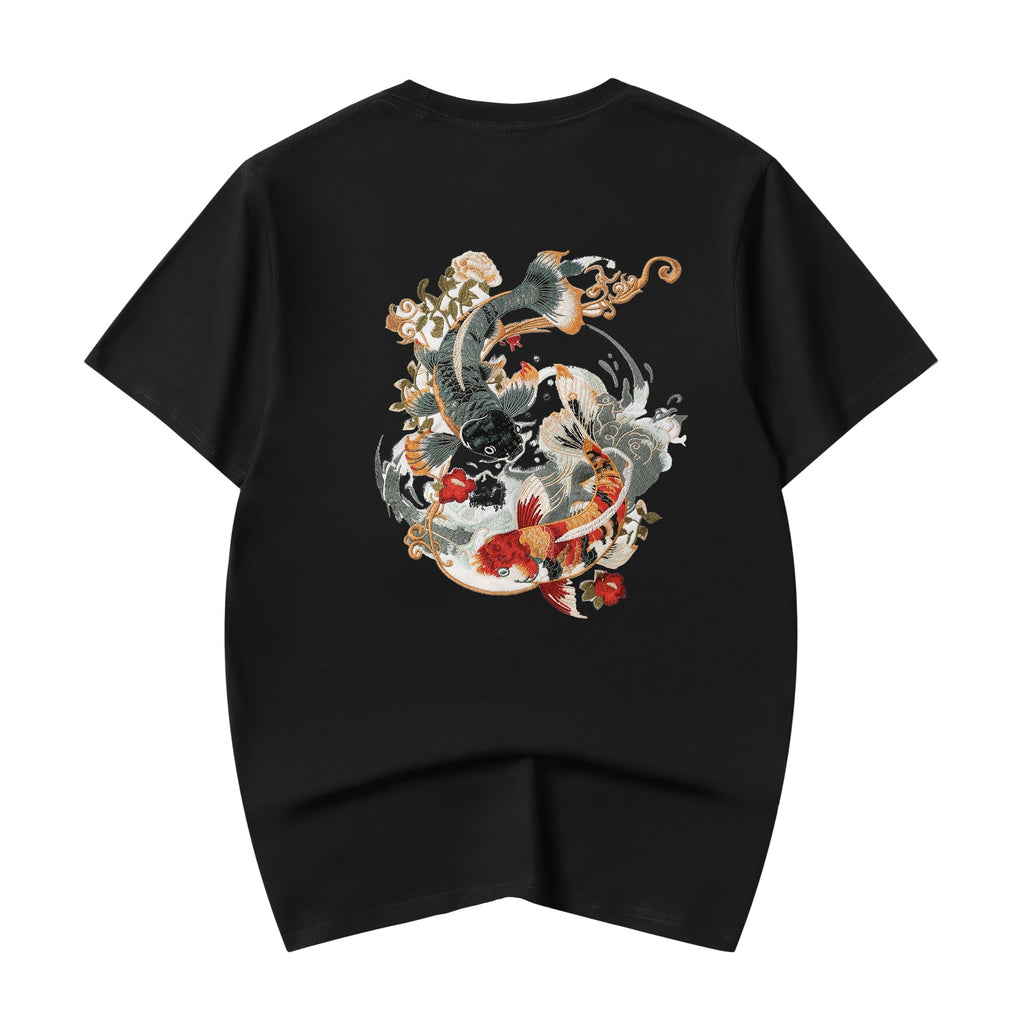 KH880 Koi Embroidery Tee Niepce