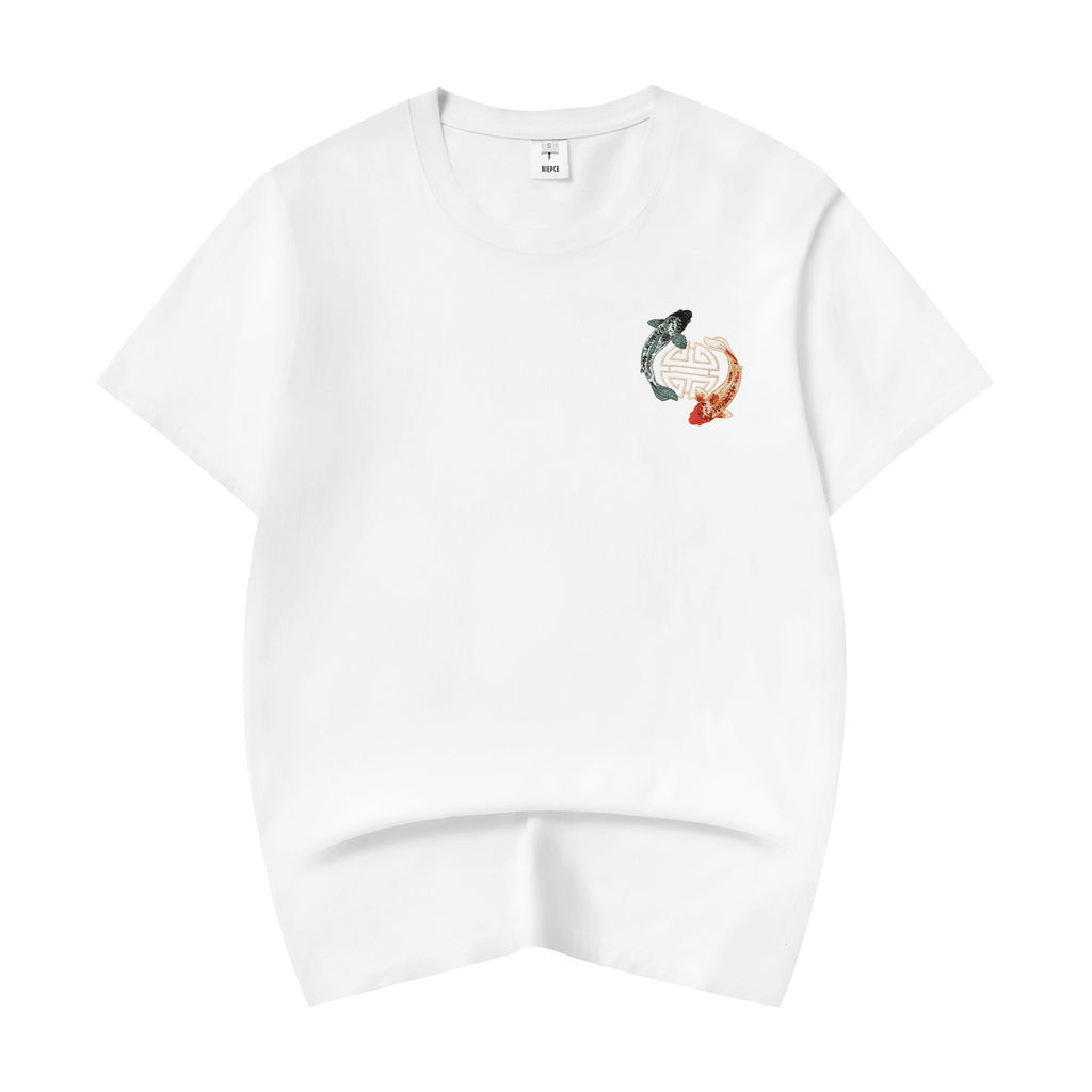 KH880 Koi Embroidery Tee Niepce