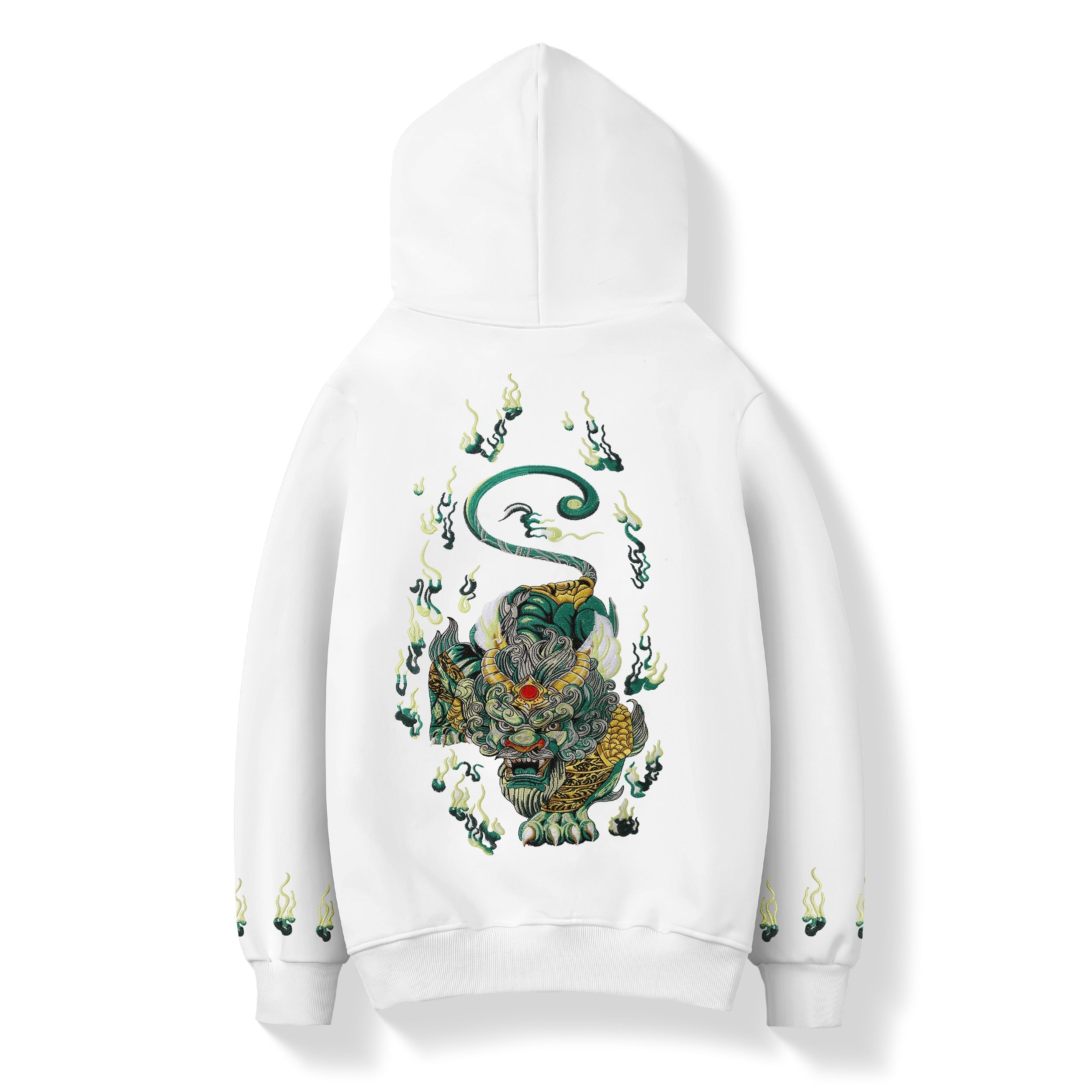KH9007 Emerald Kirin Embroidery Hoodie Niepce